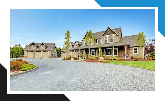 Gravel driveway