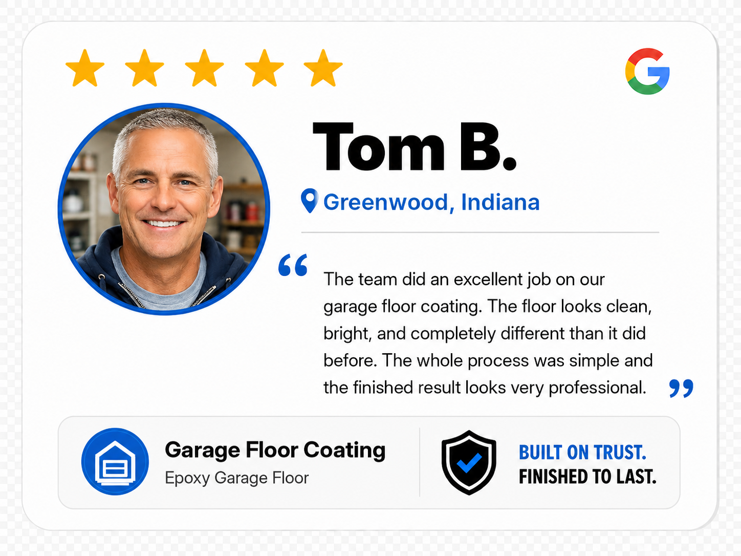 Customer review for Concrete Indy