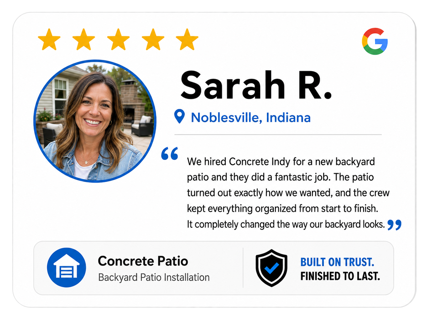 Concrete Indy client feedback
