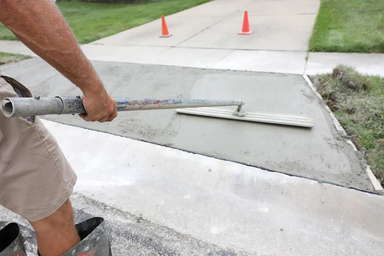 Saw cutting and full-depth concrete section replacement in Indianapolis