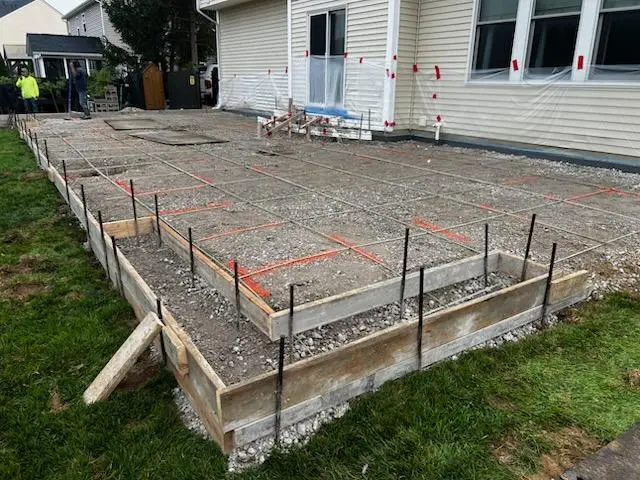 Backyard site being reviewed for a new basketball court