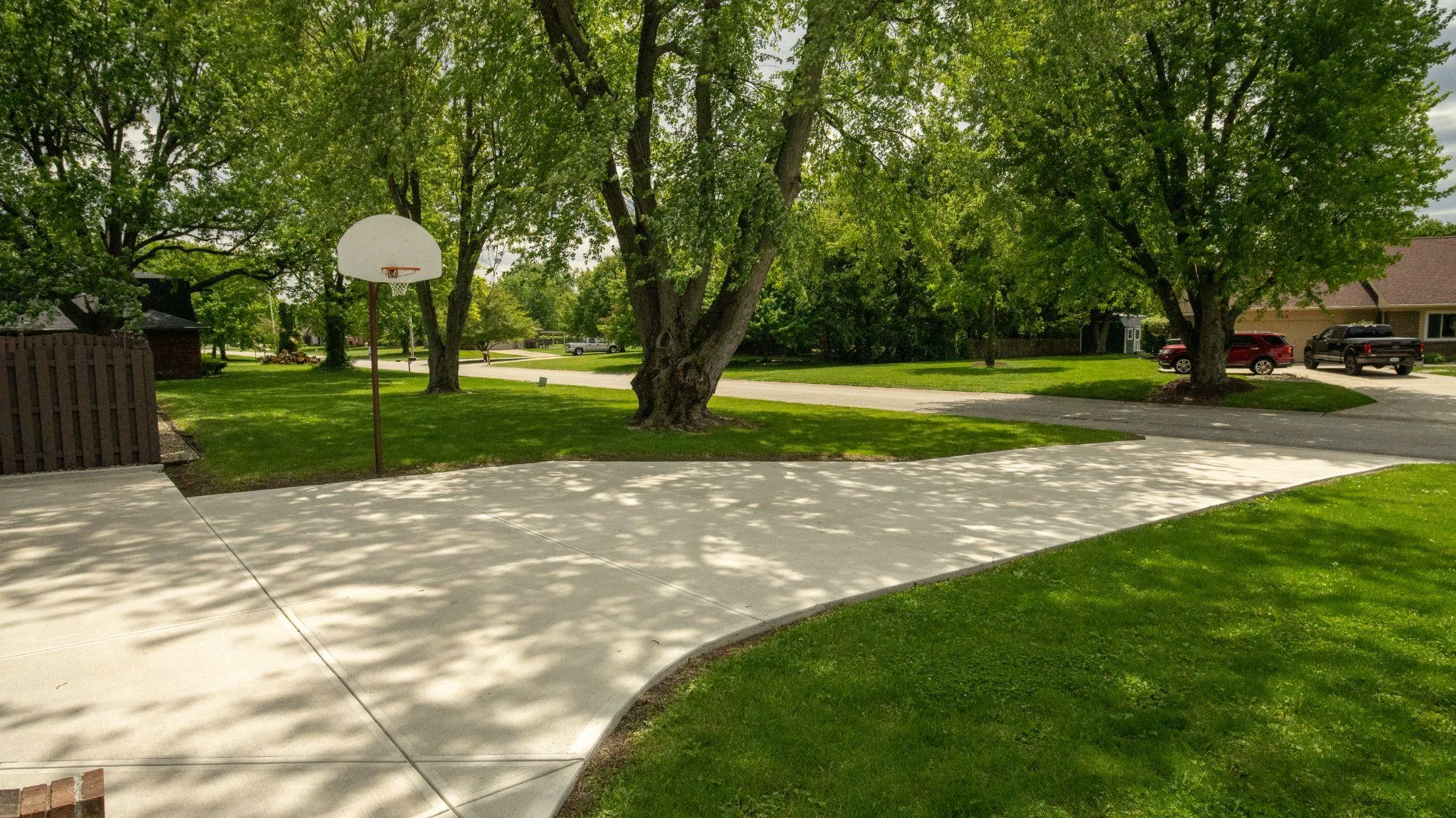 Concrete driveway project in Indianapolis